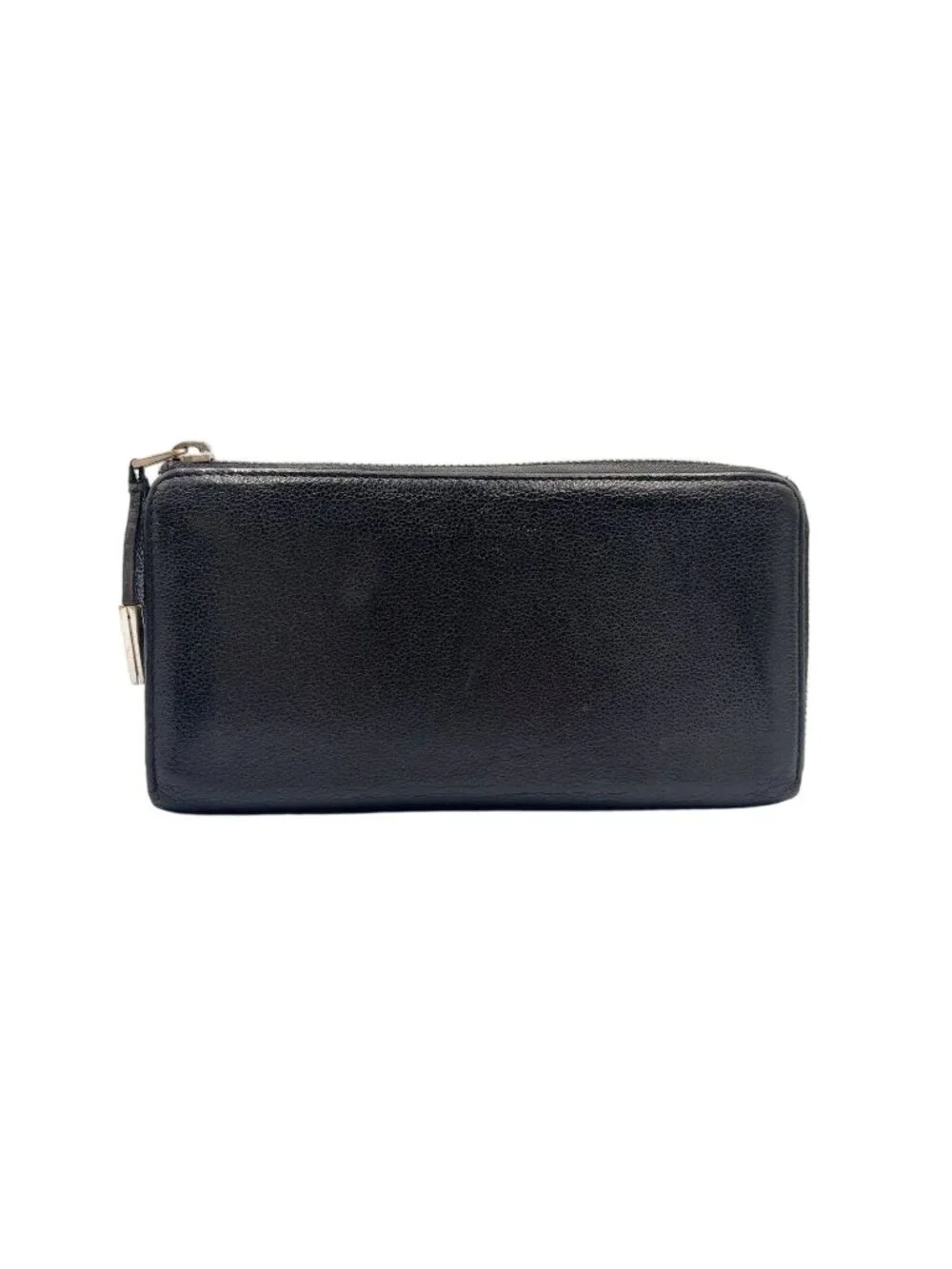 Louis Vuitton Portefeuille Comet Parnassea Leather Black L-Shaped Zipper Wallet